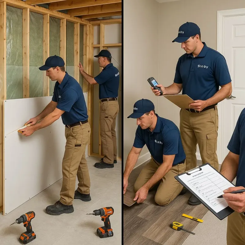 Repairs and Reconstruction process in Lochsloy, WA